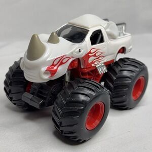 Maisto Rhino Ripper Monster Truck Diecast Toy Oversized Tires Vintage Style 5"